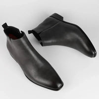 Men'S Brown Artificial Leather Boots