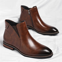 Boots Brown Gradient Leather