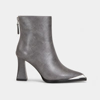 Ankle Boots Grey Pointed Toe