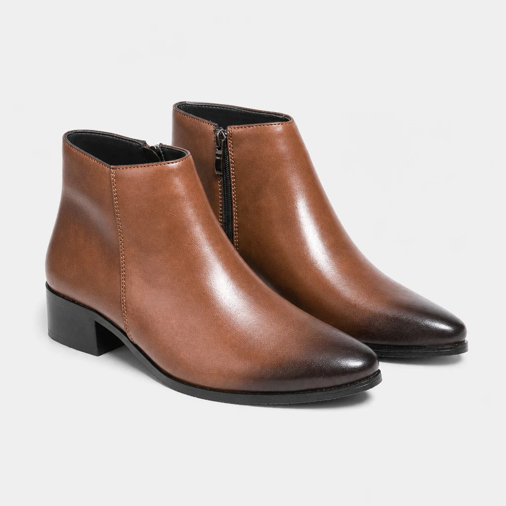 Black Pointed Toe Ankle Boots