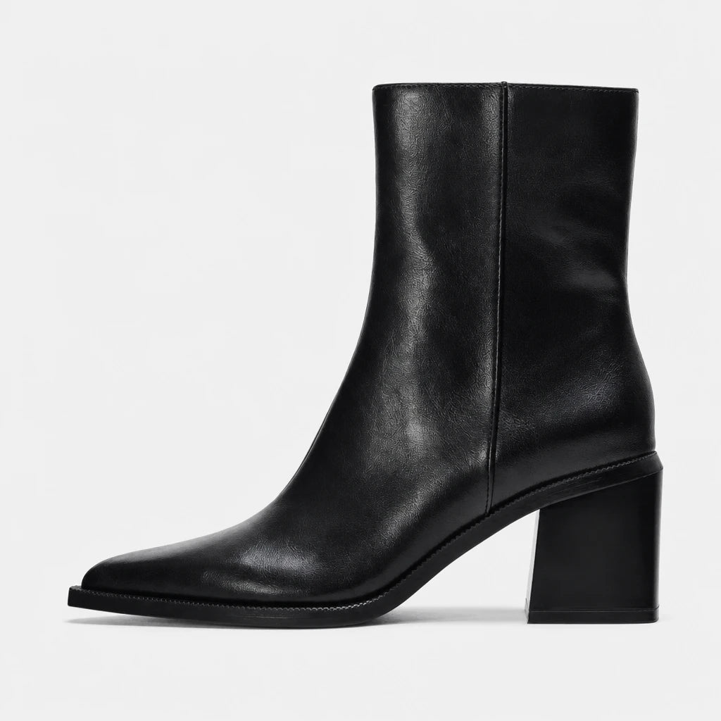Boots Autumn Black Pointed Toe