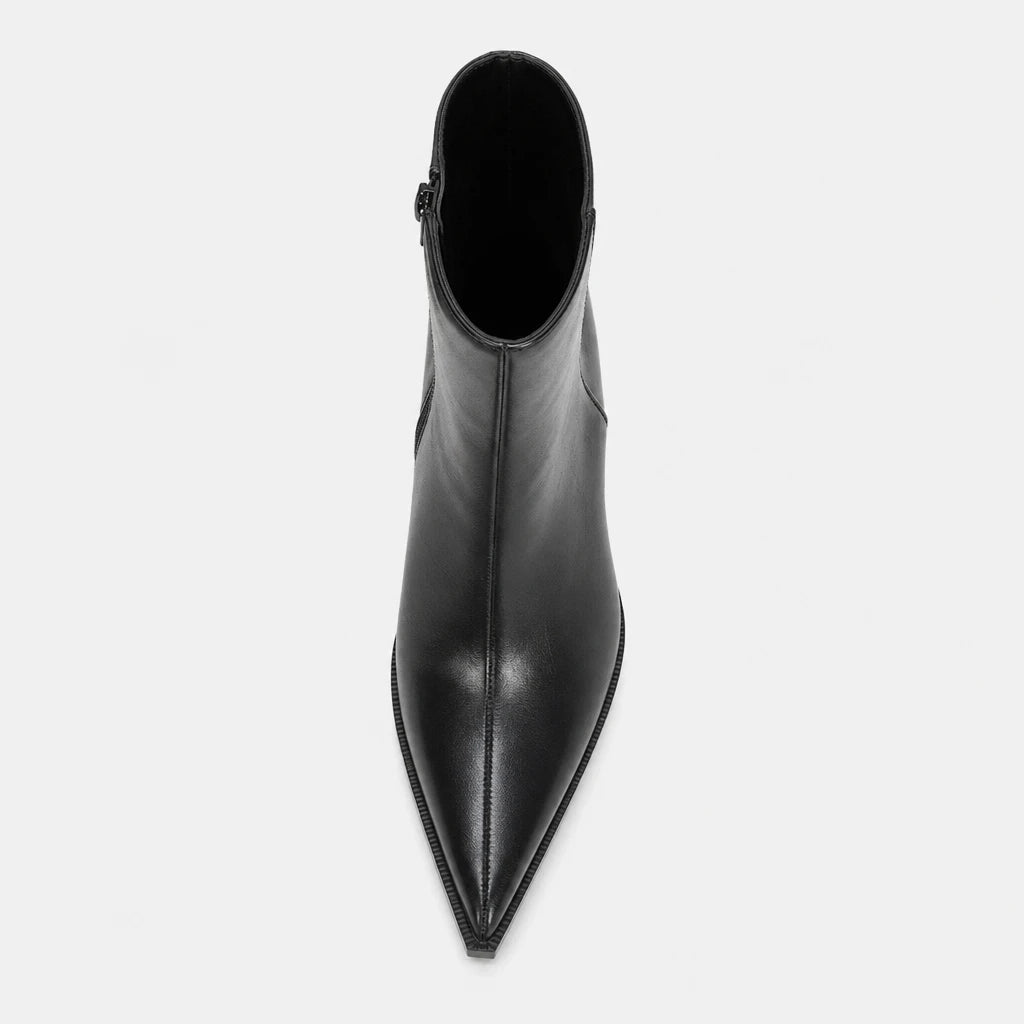Boots Autumn Black Pointed Toe