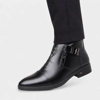 Boots Black Lion Embossed