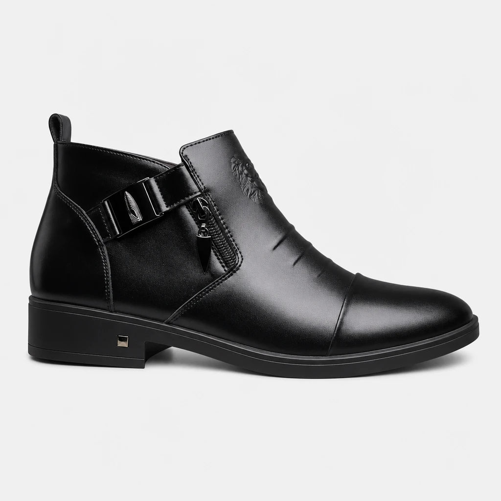 Boots Black Lion Embossed