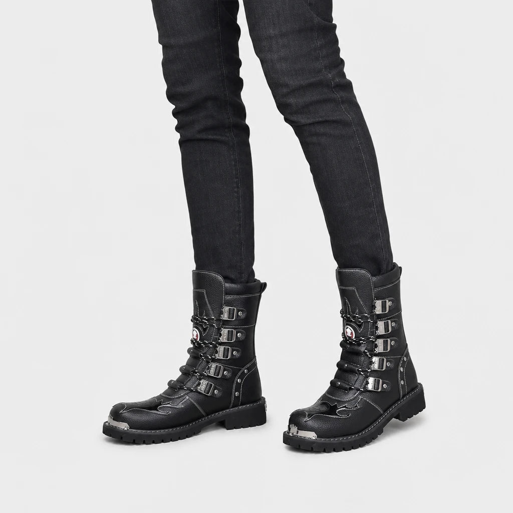 Boots Black Mid-Calf