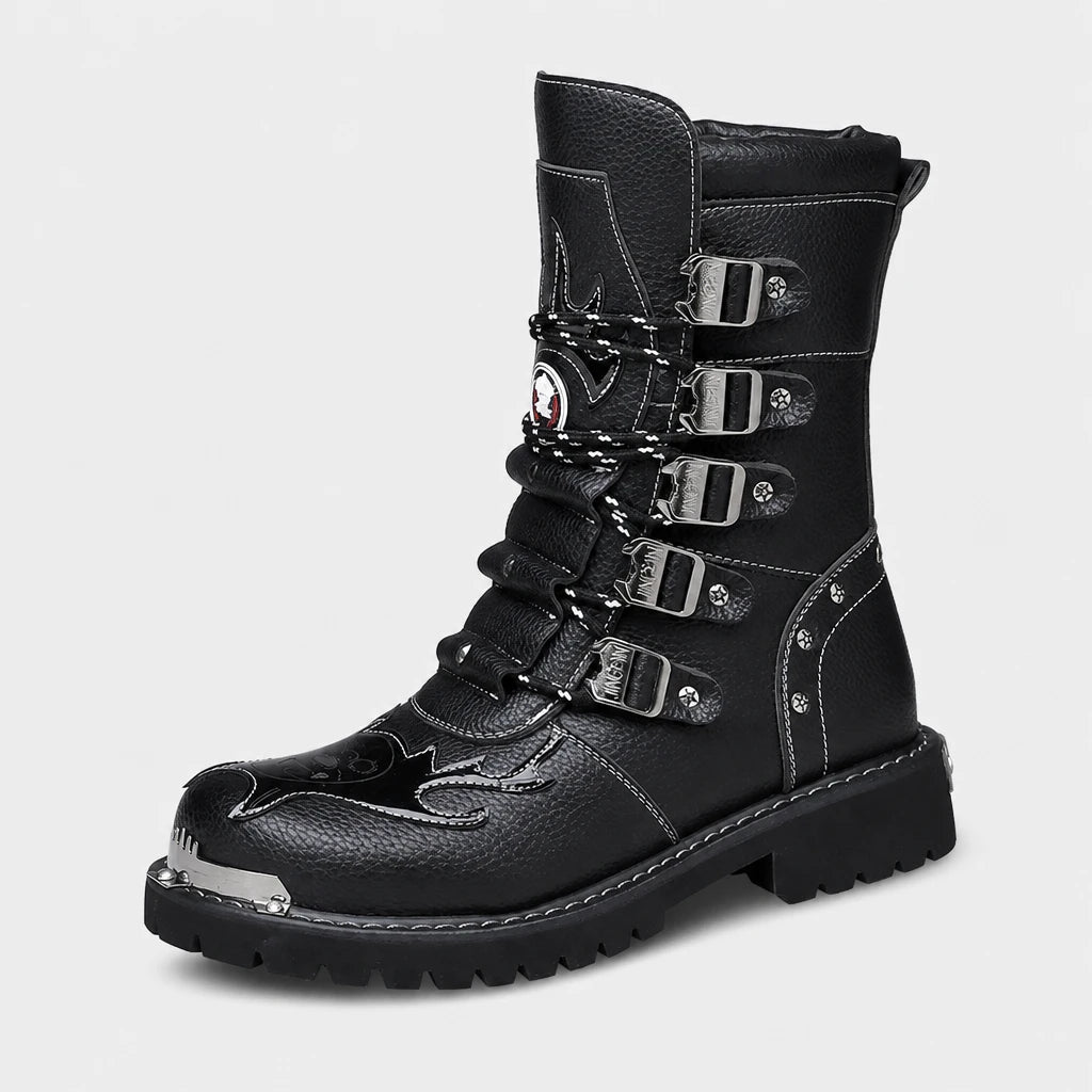 Boots Black Mid-Calf