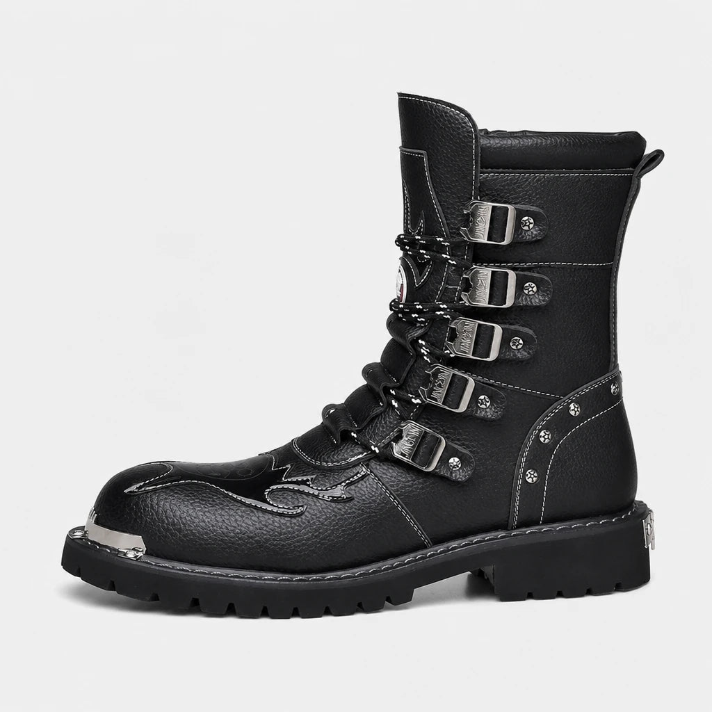 Boots Black Mid-Calf