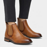 Boots Bonded Leather Brown Ankle