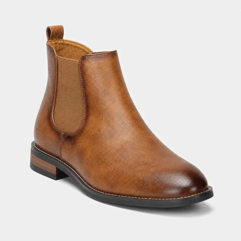 Boots Bonded Leather Brown Ankle
