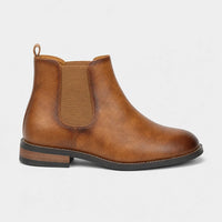 Boots Bonded Leather Brown Ankle
