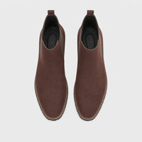 Boots Brown Faux Suede