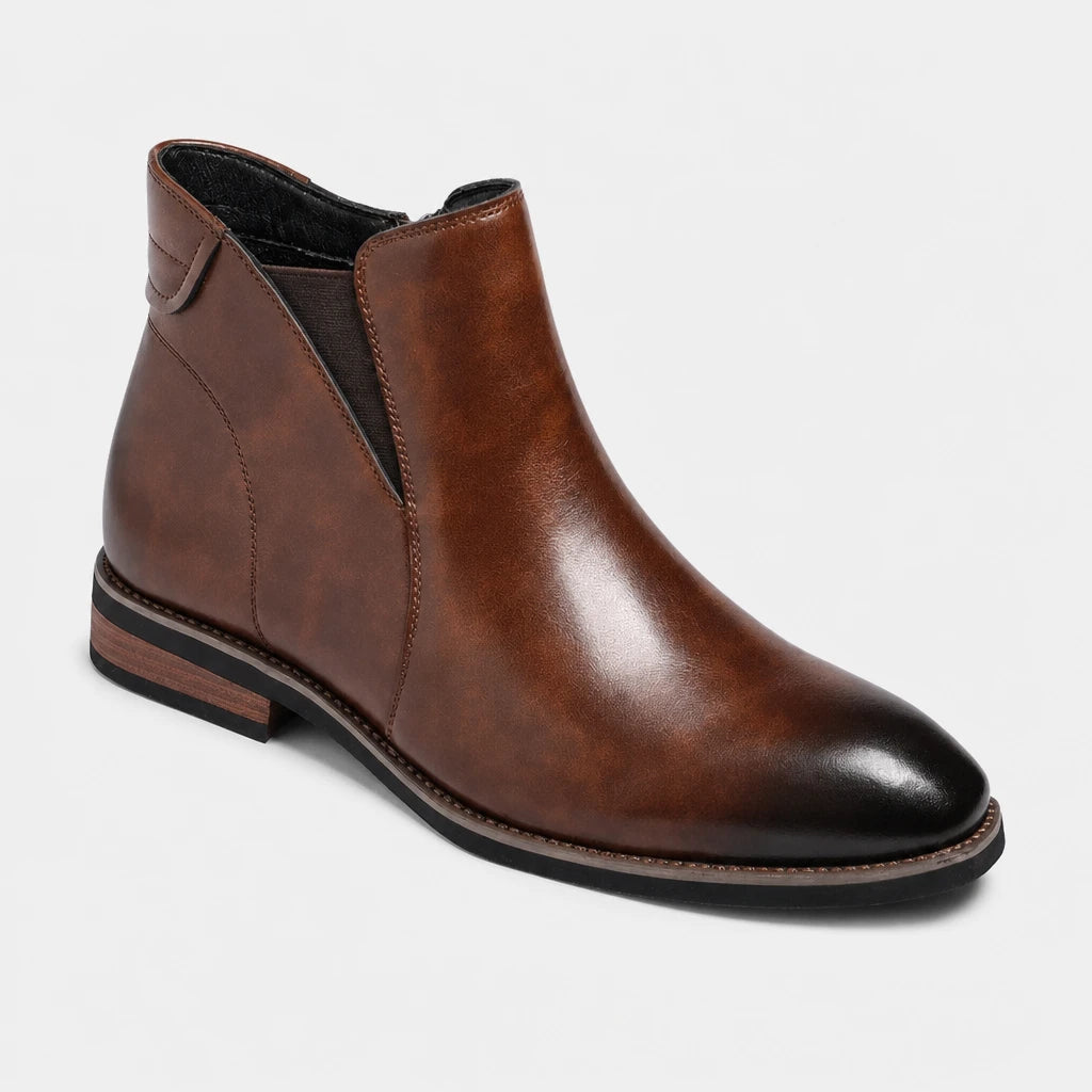 Boots Brown Gradient Leather