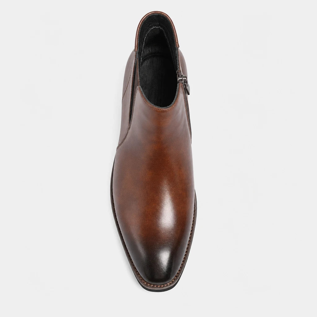 Boots Brown Gradient Leather