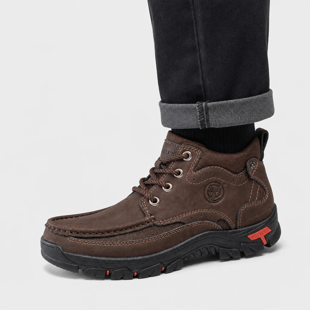 Boots Brown Lace-Up