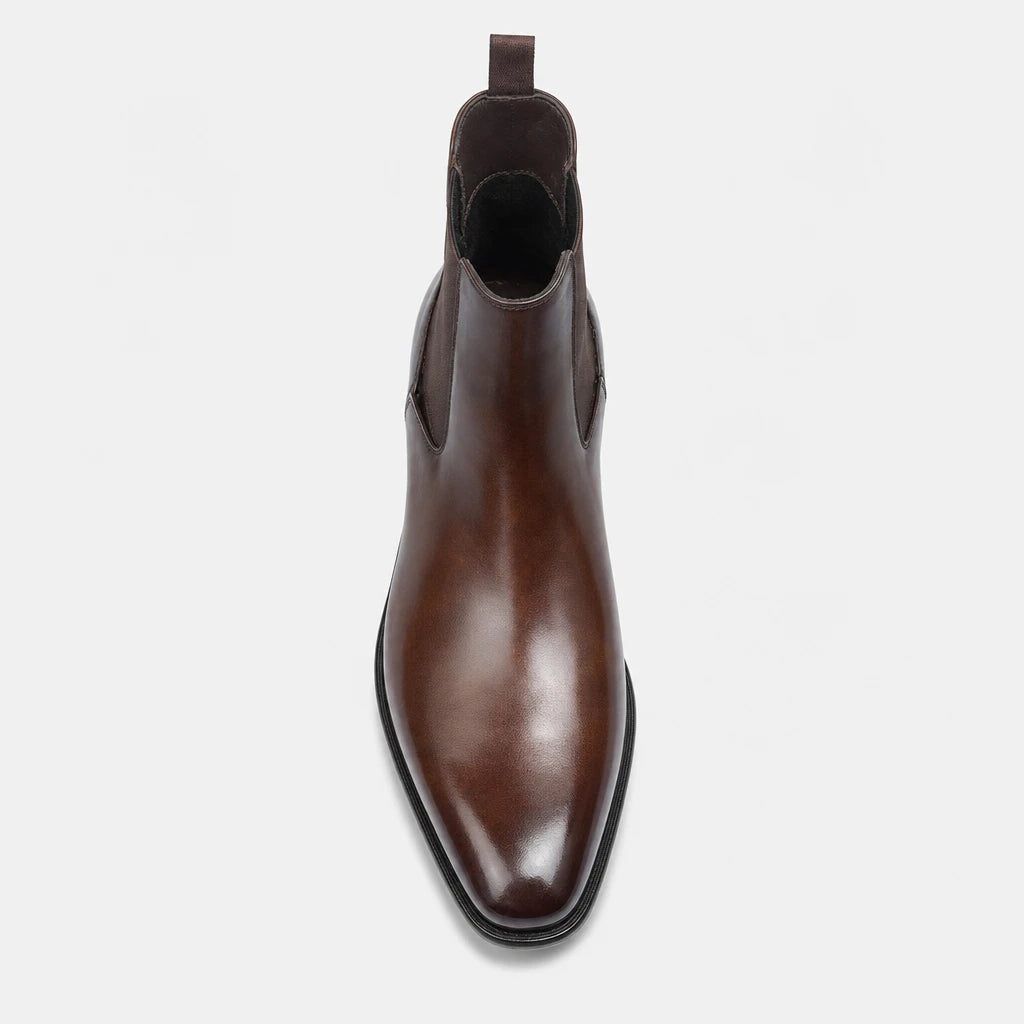 Boots Brown PU Leather