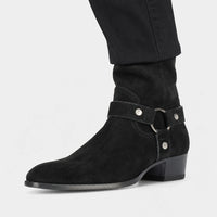 Boots Cow Suede Harness