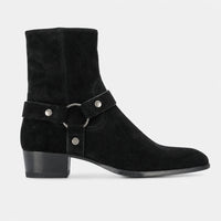 Boots Cow Suede Harness