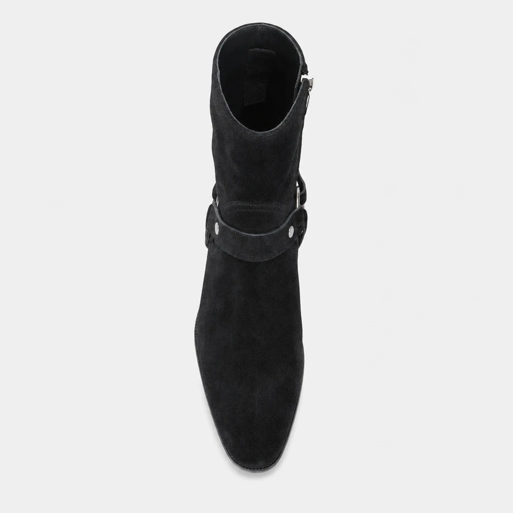 Boots Cow Suede Harness