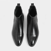 Boots Elastic Fabric Black Chelsea