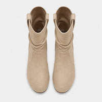 Boots Faux Suede Slip-On