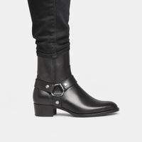 Boots For Men Leather Harness