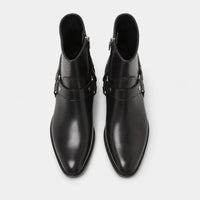 Boots For Men Leather Harness