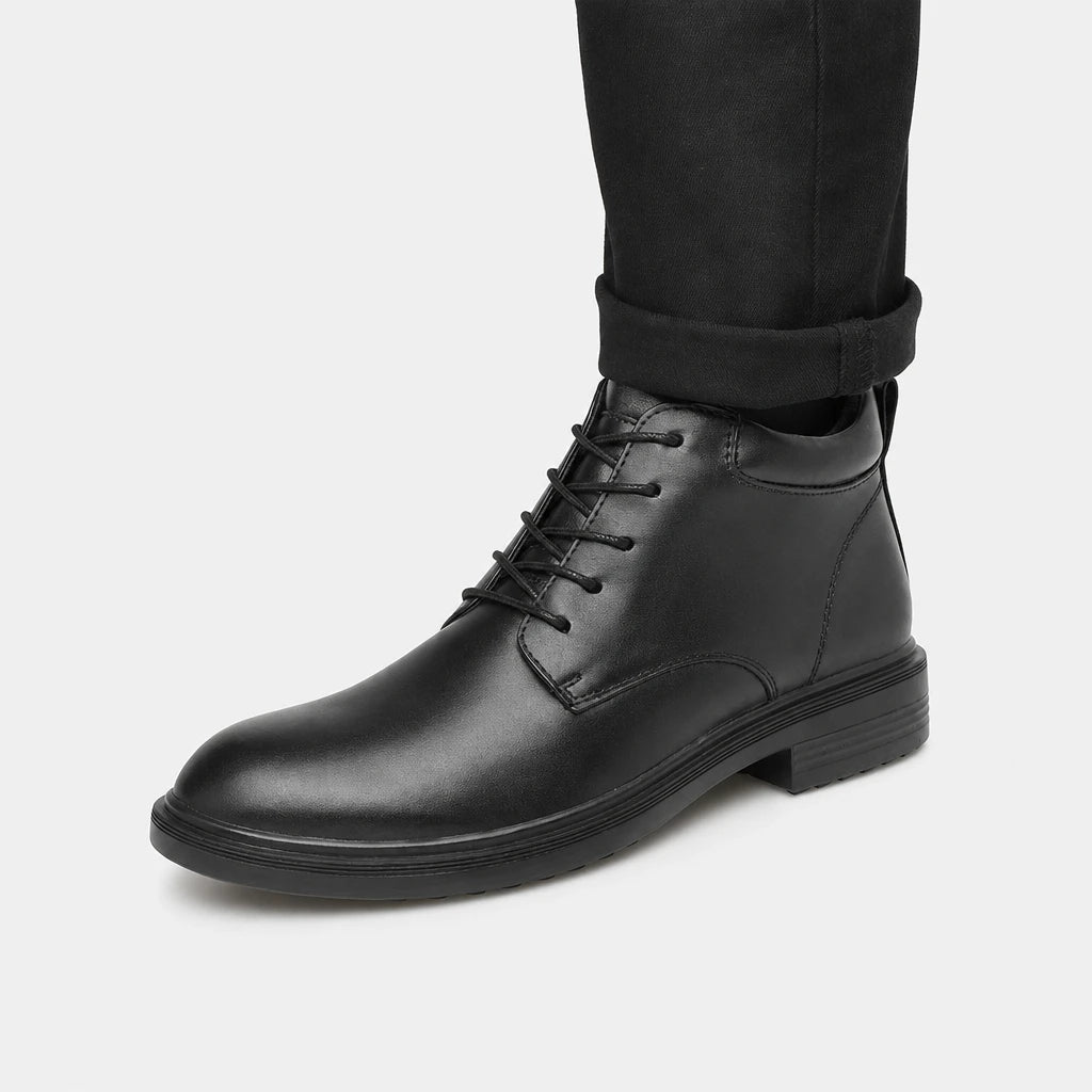 Boots Genuine Leather Lace-Up