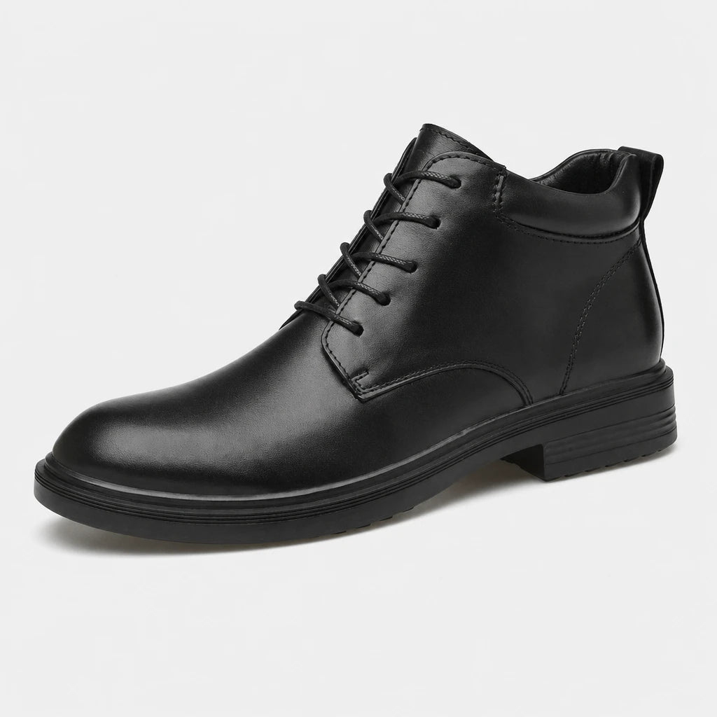 Boots Genuine Leather Lace-Up