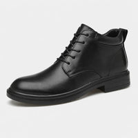 Boots Genuine Leather Lace-Up