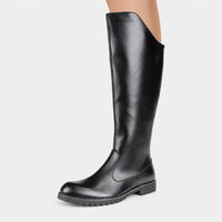 Boots High Knee Black