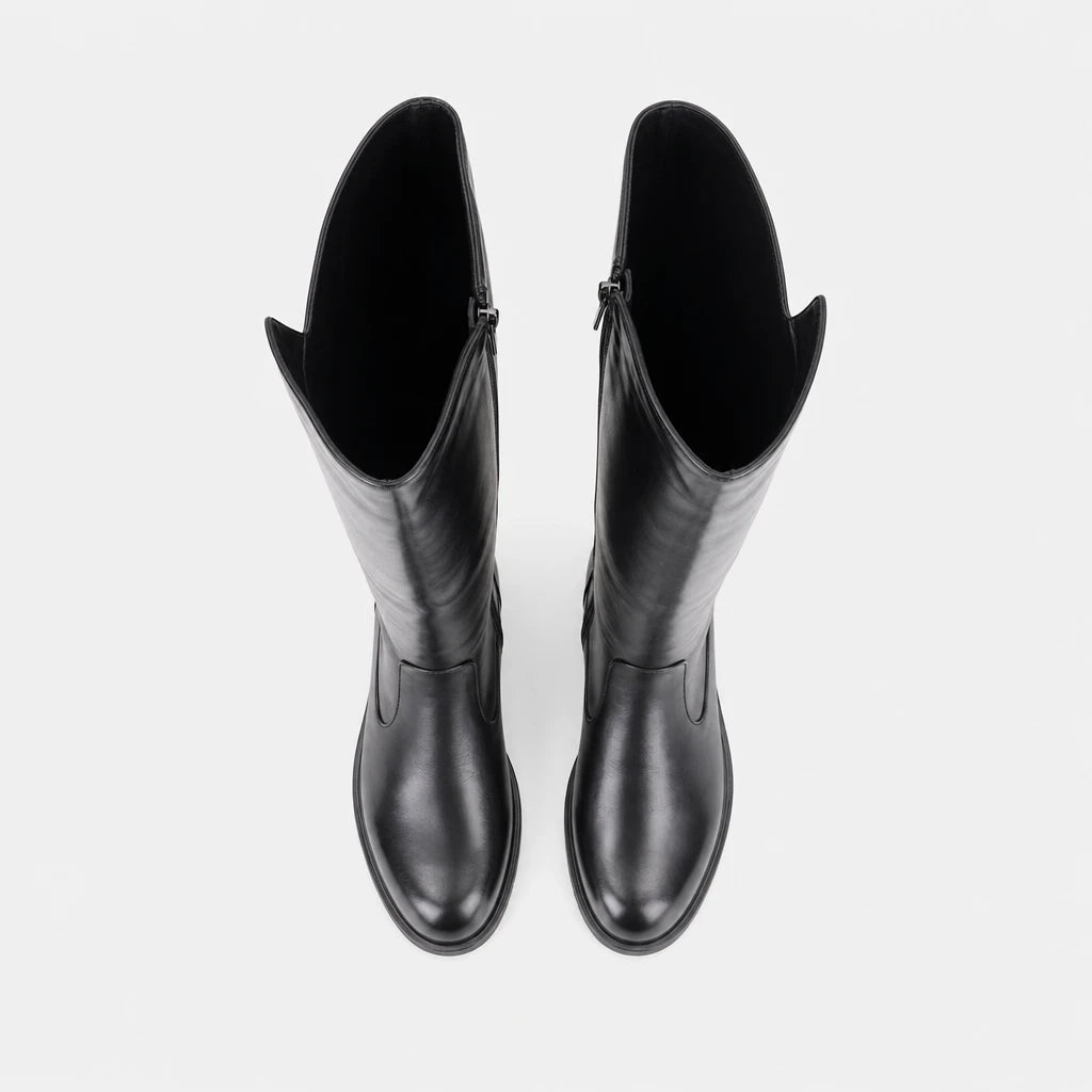 Boots High Knee Black