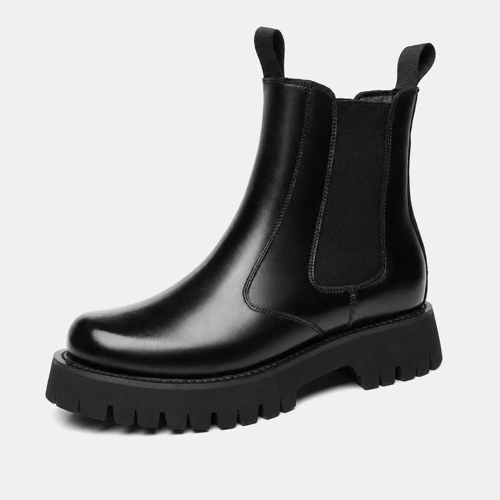 Boots Latex Leather Chelsea