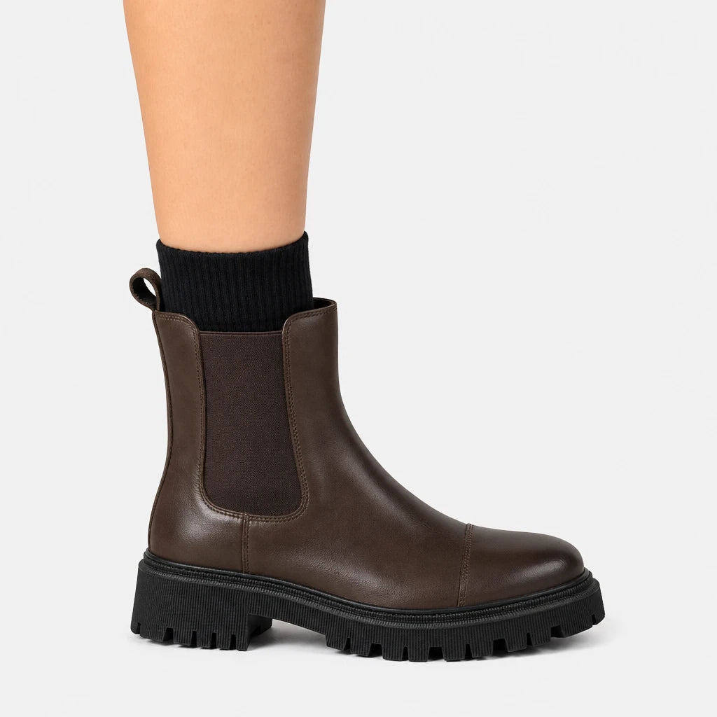 Boots Leather Genuine Chelsea
