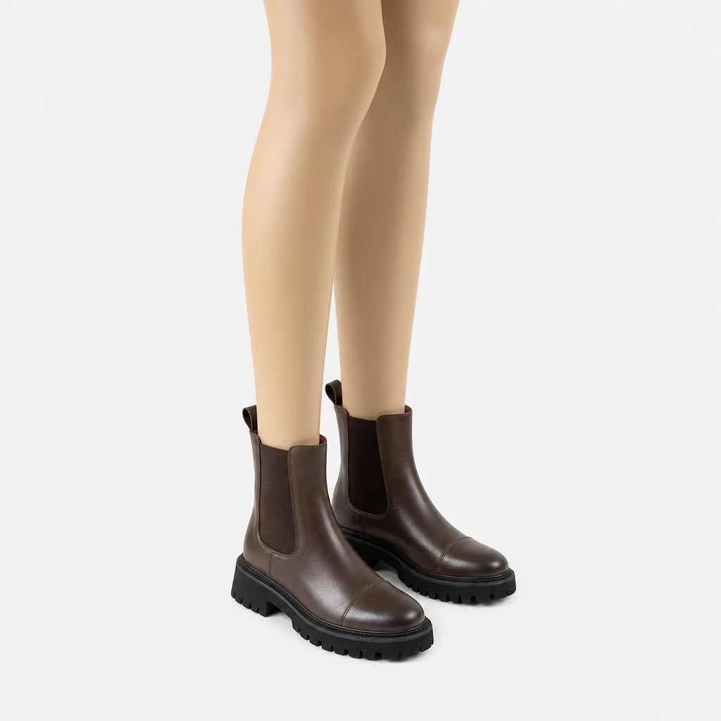 Boots Leather Genuine Chelsea