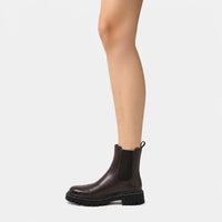 Boots Leather Platform