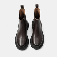 Boots Leather Platform