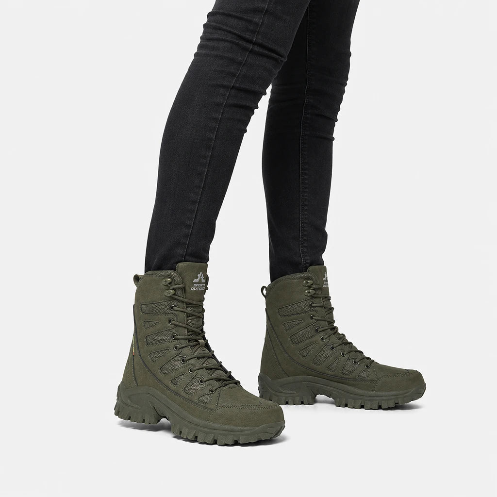 Boots Mesh Men'S Olive Green