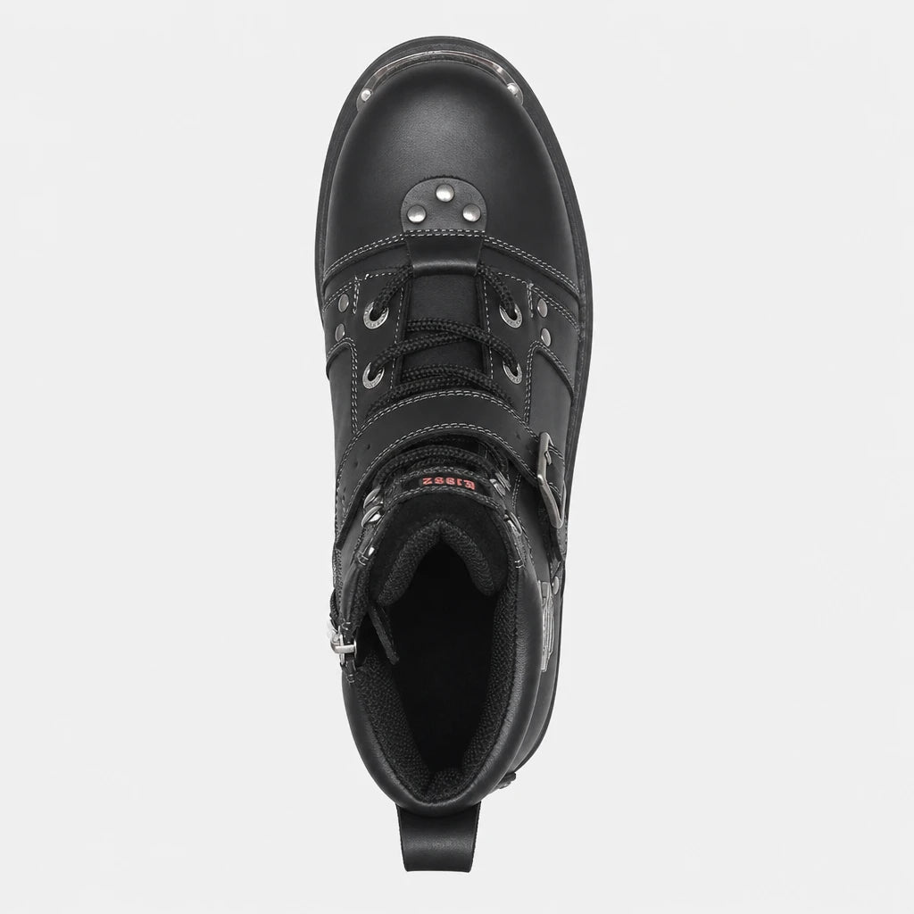 Boots Microfiber Leather Motorcycle
