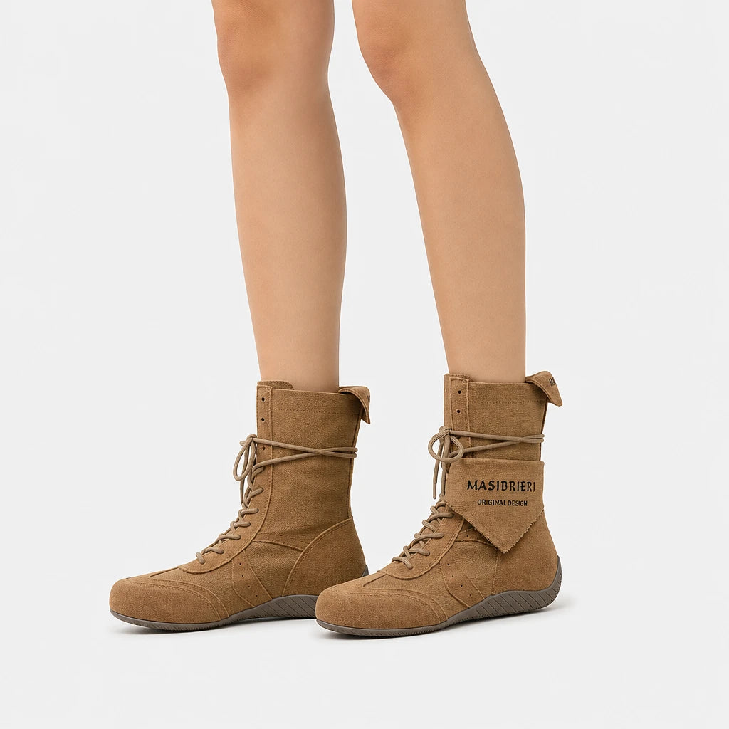 Boots Mid-Calf Tan