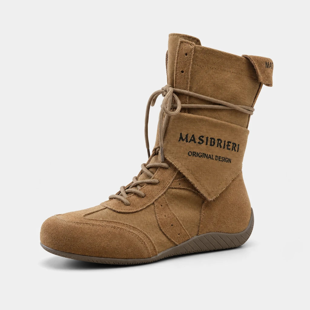 Boots Mid-Calf Tan