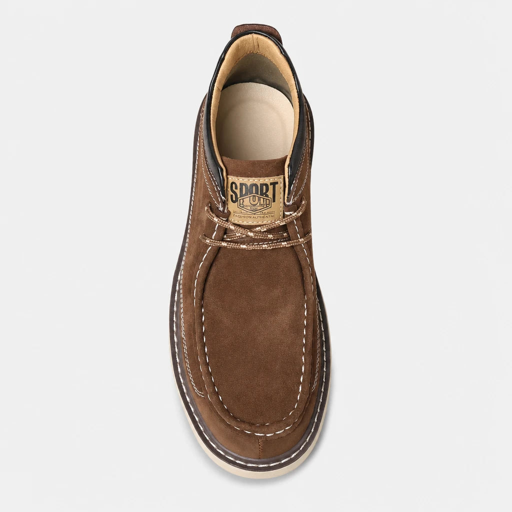 Boots Moc Toe Lace Up