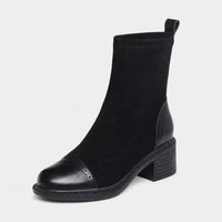 Boots Nubuck Black Sock