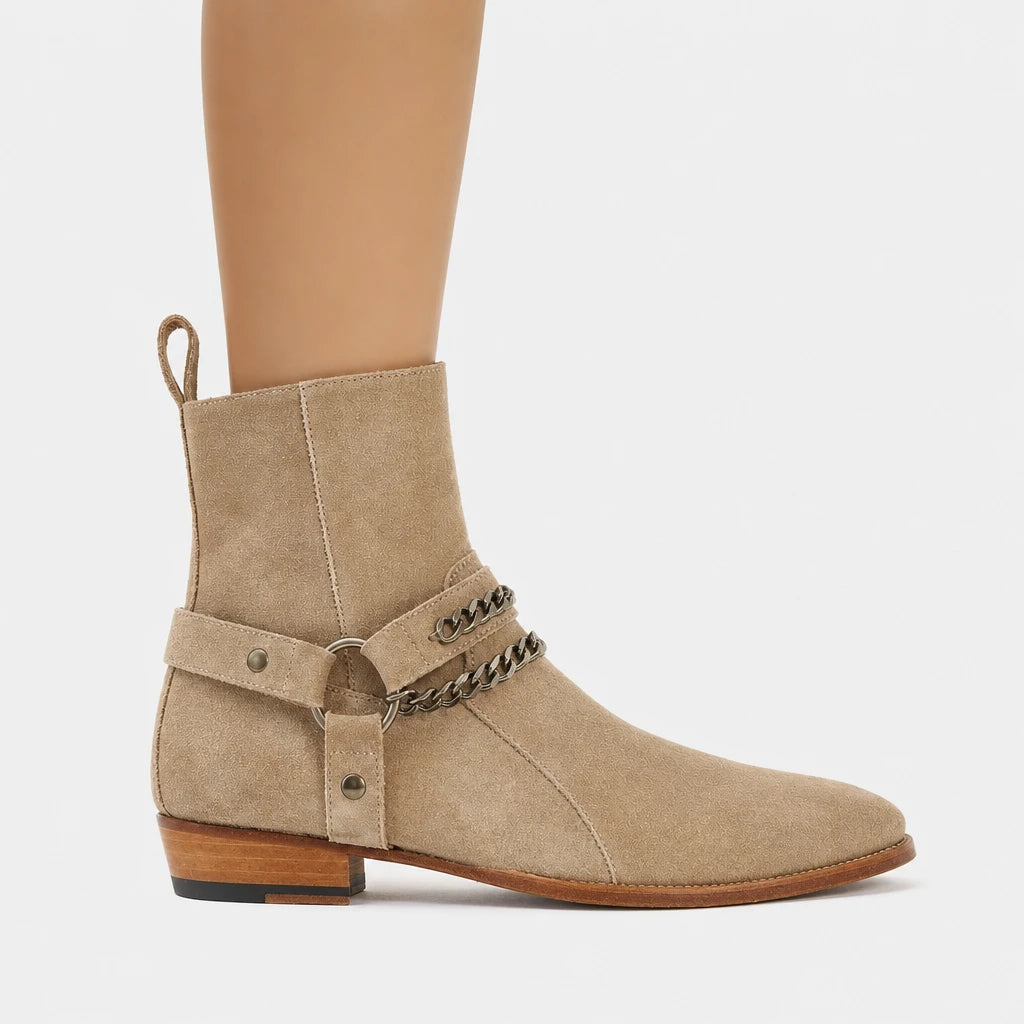 Boots Pointed Toe Harness