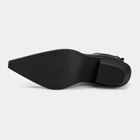 Boots Pointed Toe Metal Cap