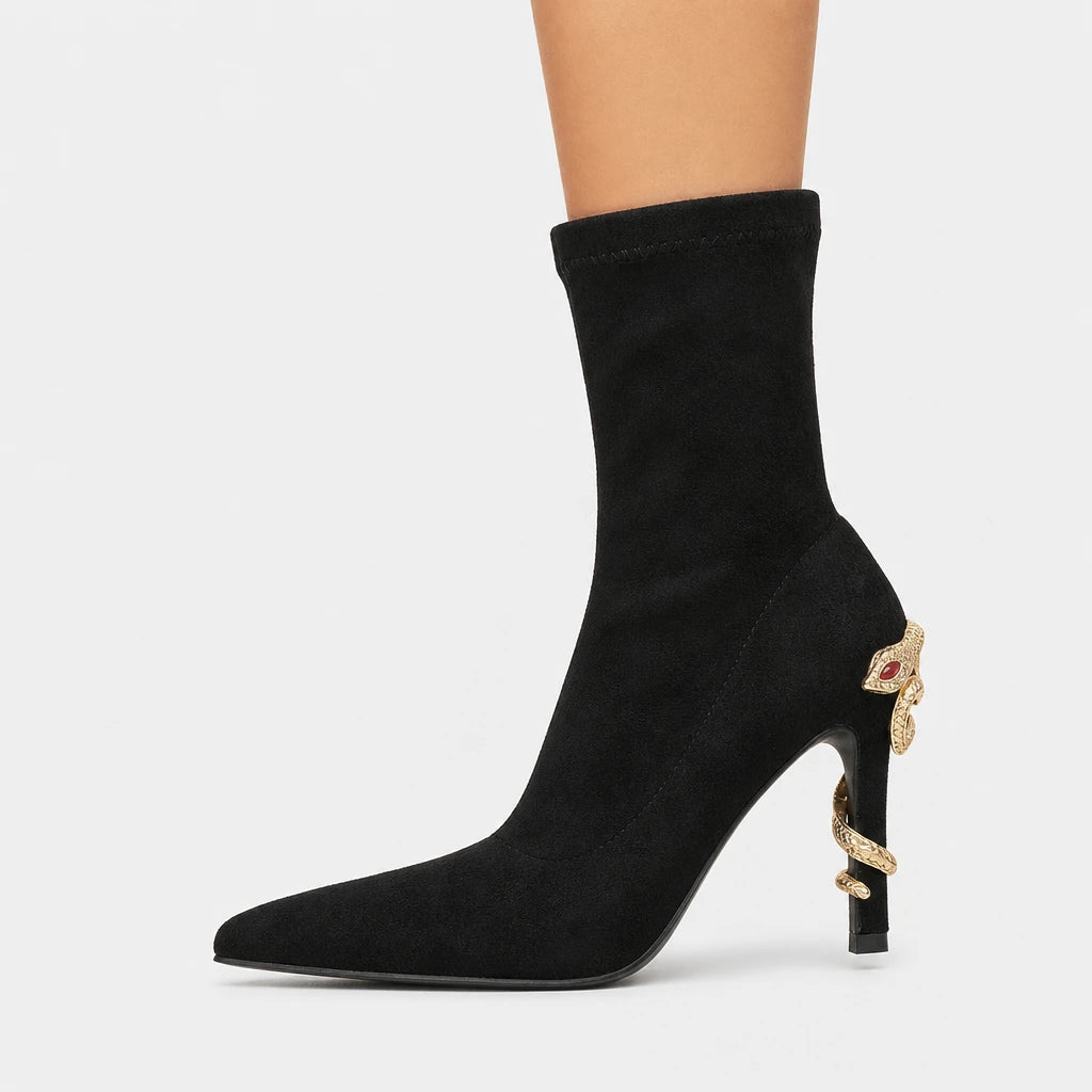 Boots Pointed Toe Thin Heels