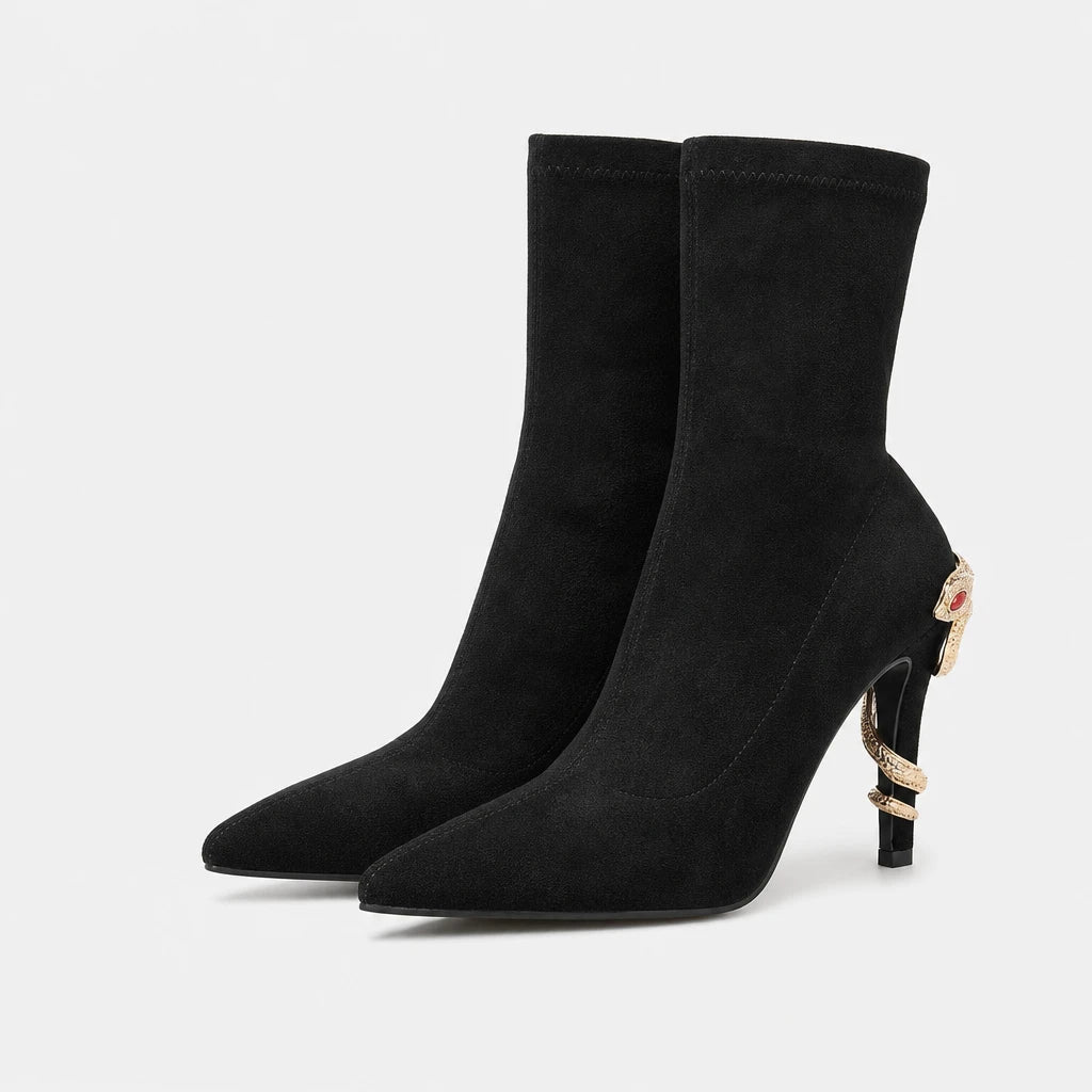 Boots Pointed Toe Thin Heels