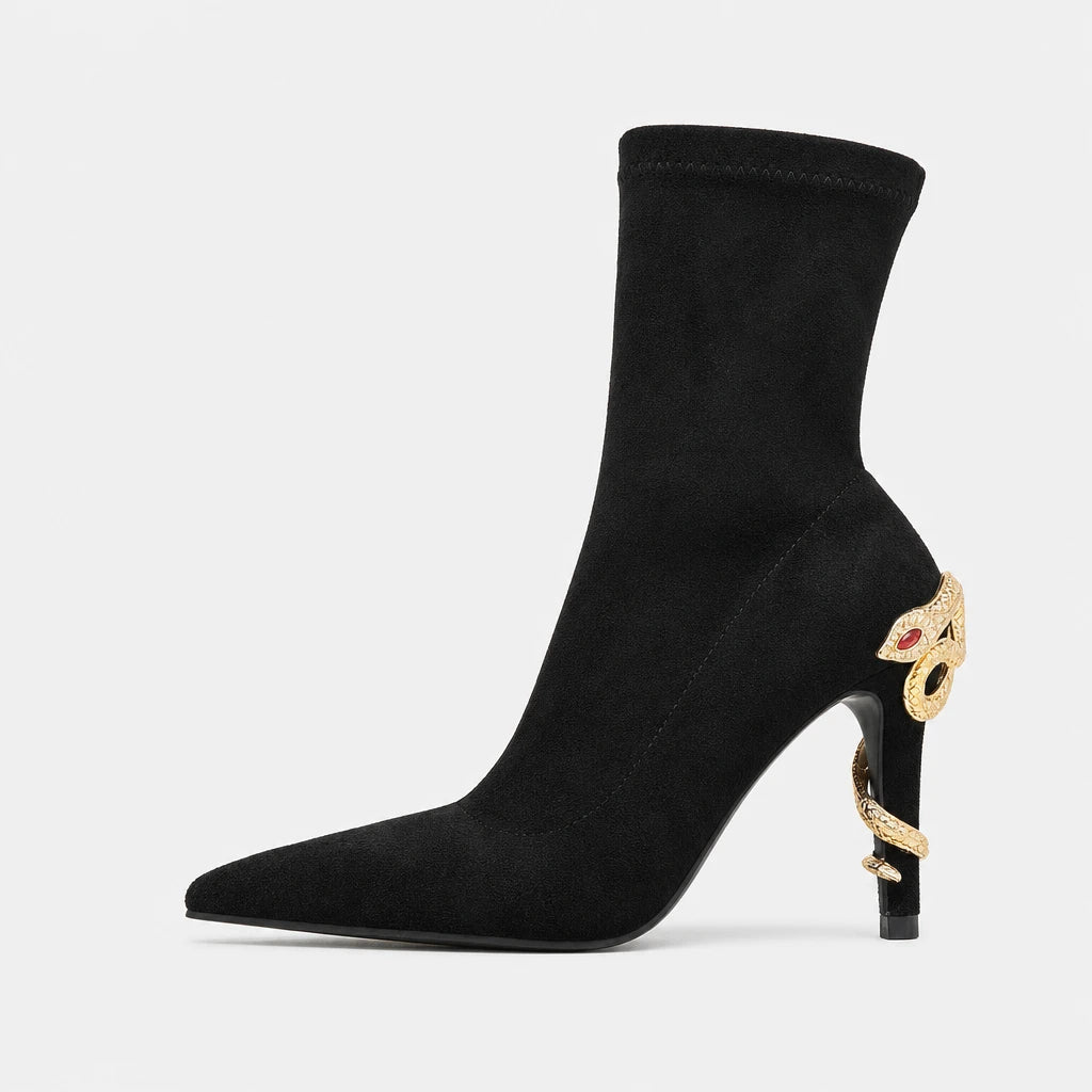 Boots Pointed Toe Thin Heels