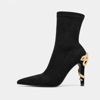 Boots Pointed Toe Thin Heels