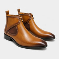 Boots Polyester Pointed Toe Lace-Up