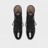 Boots Sequins Chunky Heel